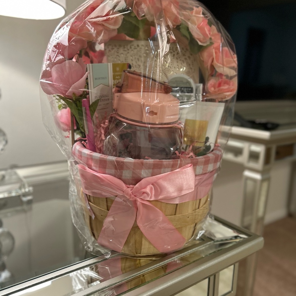 Pink Gift Basket